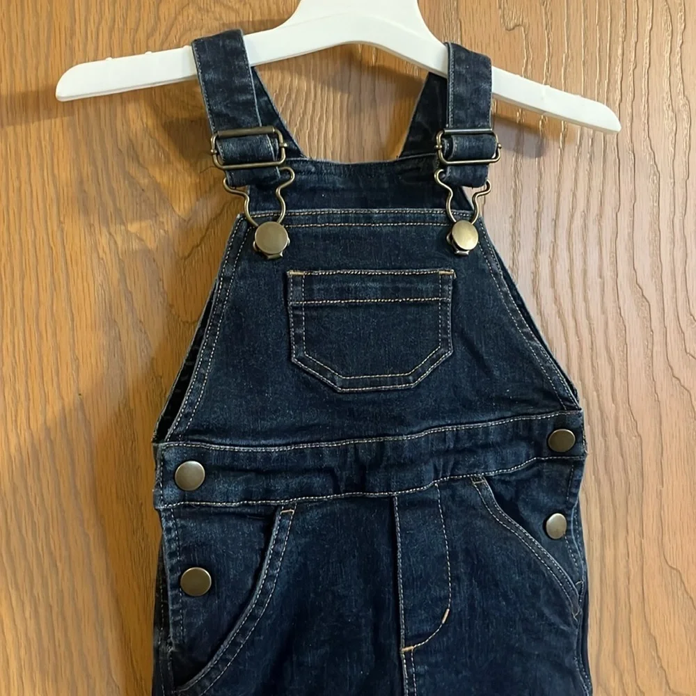 Hanna‎ Andersson Infant Denim Overalls 3-6M
